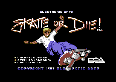 Skate or Die screenshot 3 for Commodore 64